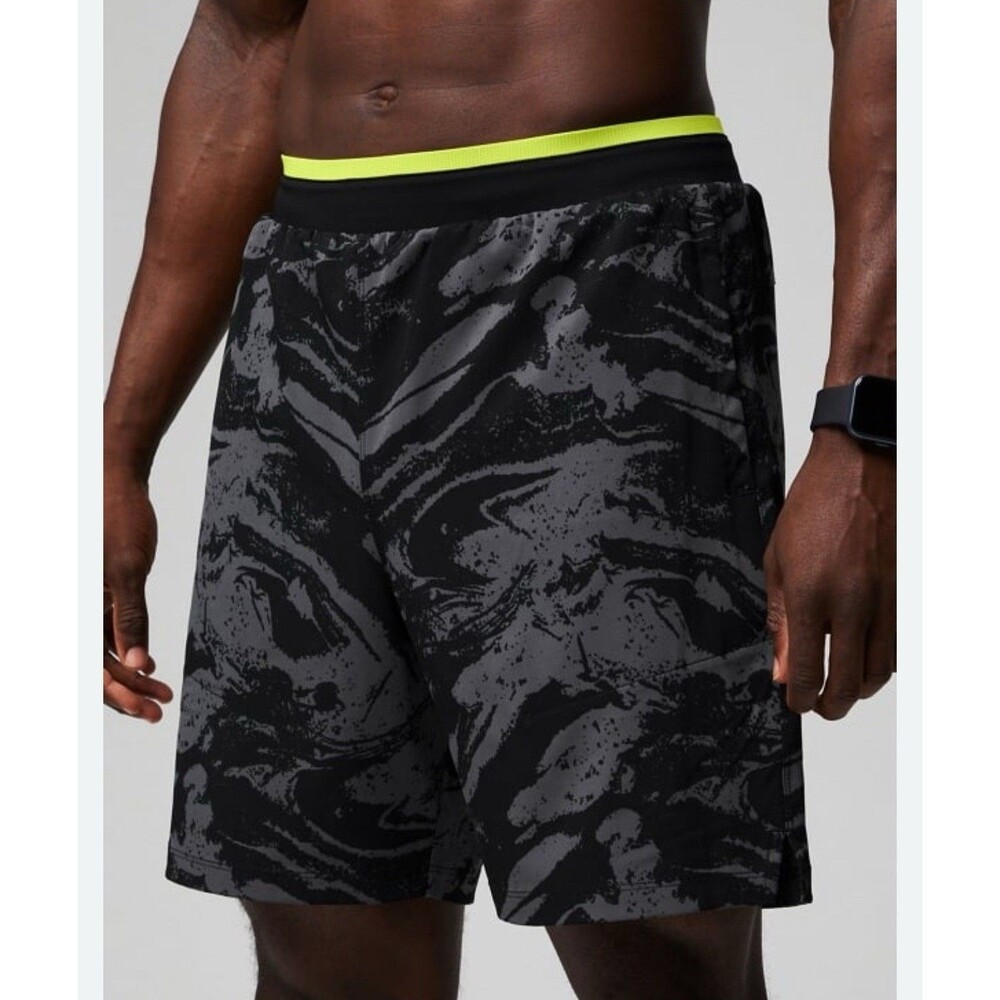 NEW Fabletics Fundamental Short II 7in unlined Black Dazed And Glazed Af Large L